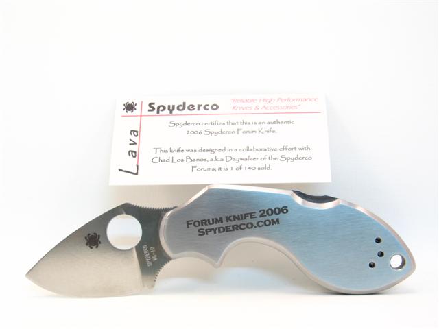 Spyderco Forum Lava - 1 of 140