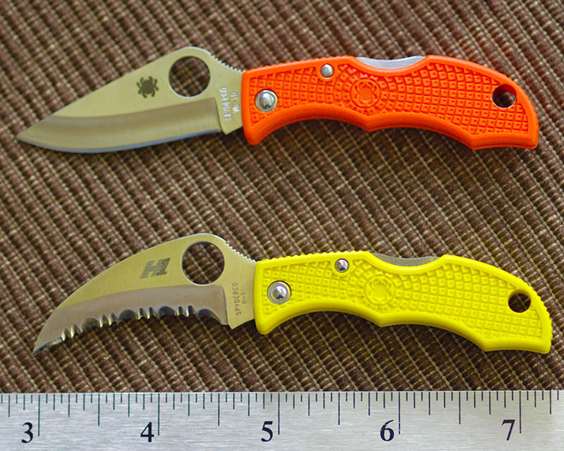 LORP3 Orange Ladybug and LYL3HB Yellow H1 Ladybug hawkbill