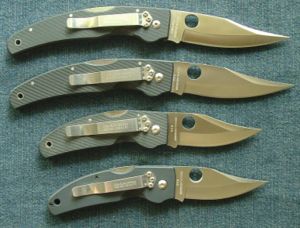 C23 Renegade is the top two knives in the picture